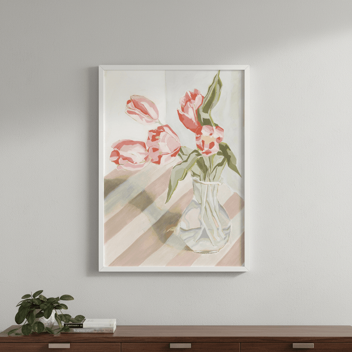 Tulipsina Vase by Lucrecia Caporale wall - art - picture - poster