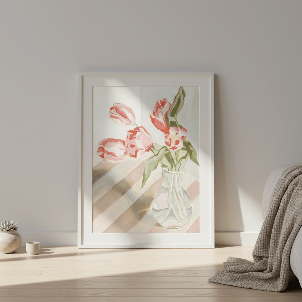 Tulipsina Vase by Lucrecia Caporale wall - art - picture - poster