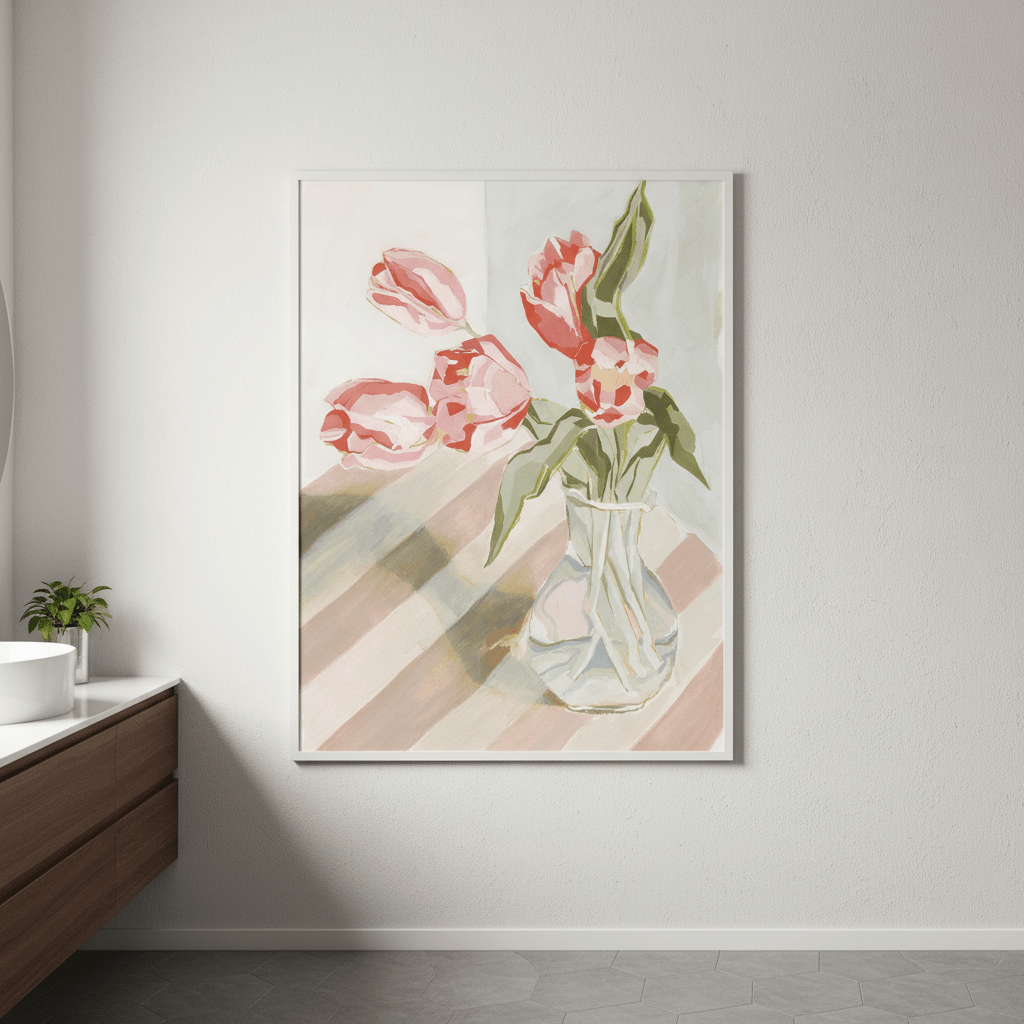 Tulipsina Vase by Lucrecia Caporale wall - art - picture - poster