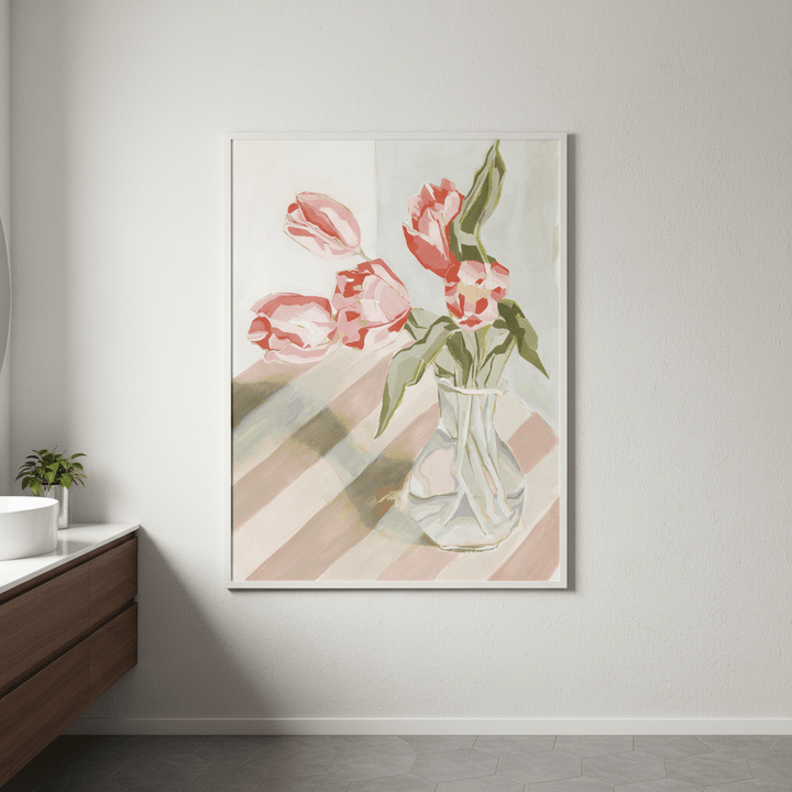 Tulipsina Vase by Lucrecia Caporale wall - art - picture - poster