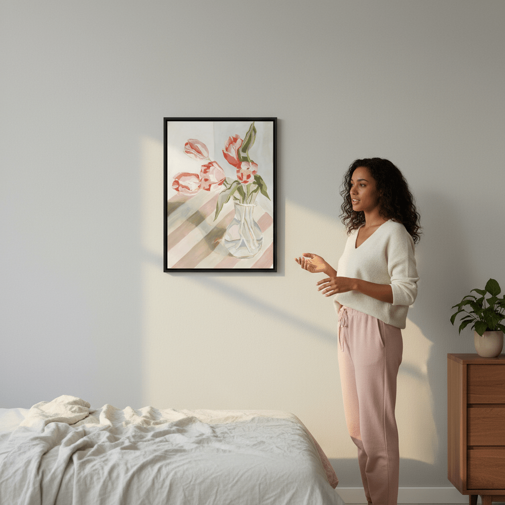 Tulipsina Vase by Lucrecia Caporale wall - art - picture - poster