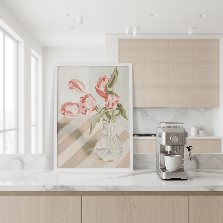 Tulipsina Vase by Lucrecia Caporale wall - art - picture - poster