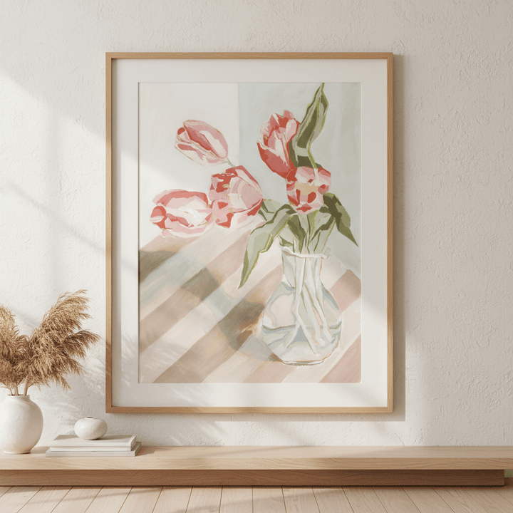 Tulipsina Vase by Lucrecia Caporale wall - art - picture - poster