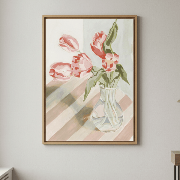 Tulipsina Vase by Lucrecia Caporale | Art & Canvas Print