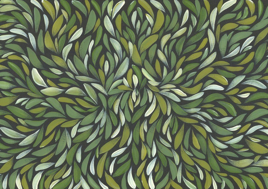 Tumbetin Baibaiye Green Healing Leaves by Emma Rigney