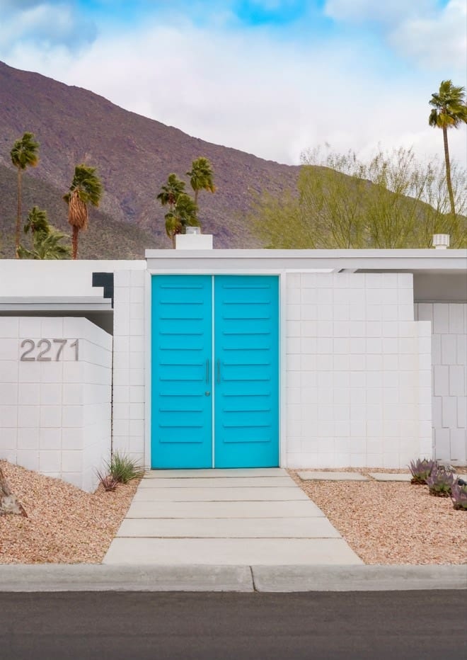 Turquoise Blue Doors By Tom Windeknecht