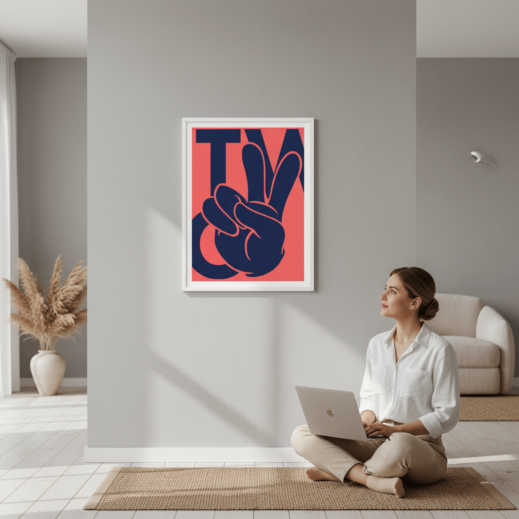 Two by Jerome Bizien wall - art - picture - poster