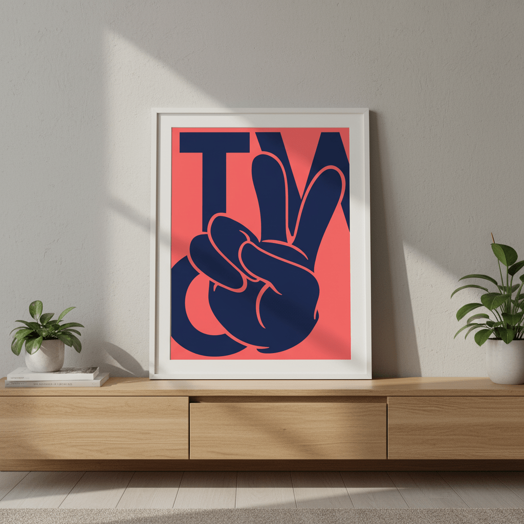 Two by Jerome Bizien wall - art - picture - poster
