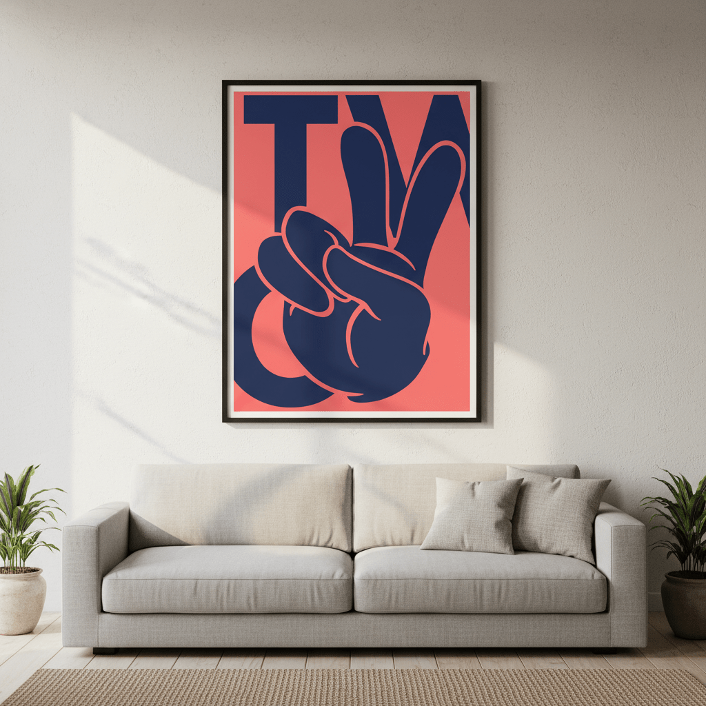 Two by Jerome Bizien wall - art - picture - poster