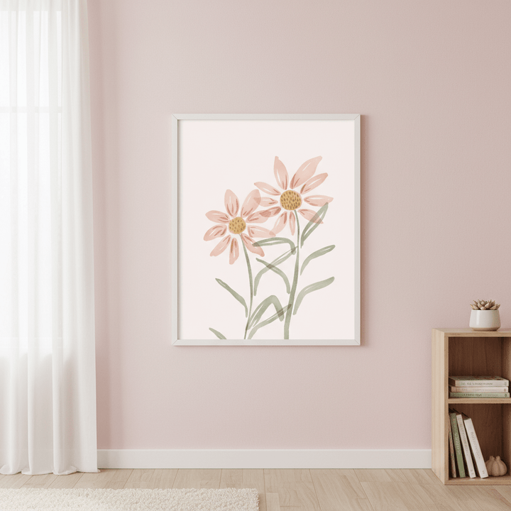 Two Daisies by Menina Lisboa wall - art - picture - poster