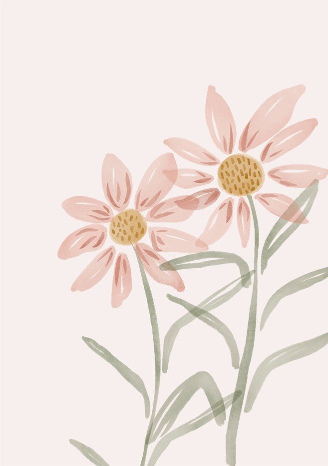 Two Daisies by Menina Lisboa