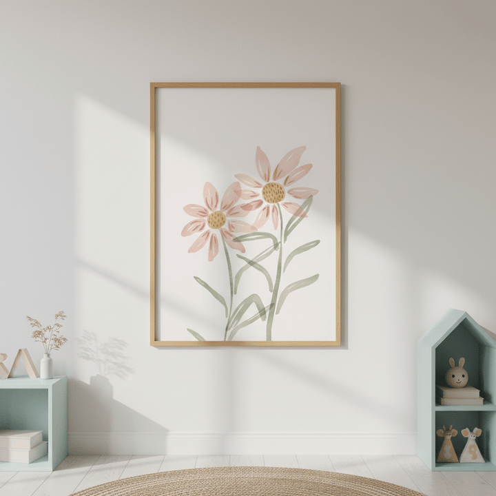 Two Daisies by Menina Lisboa wall - art - picture - poster
