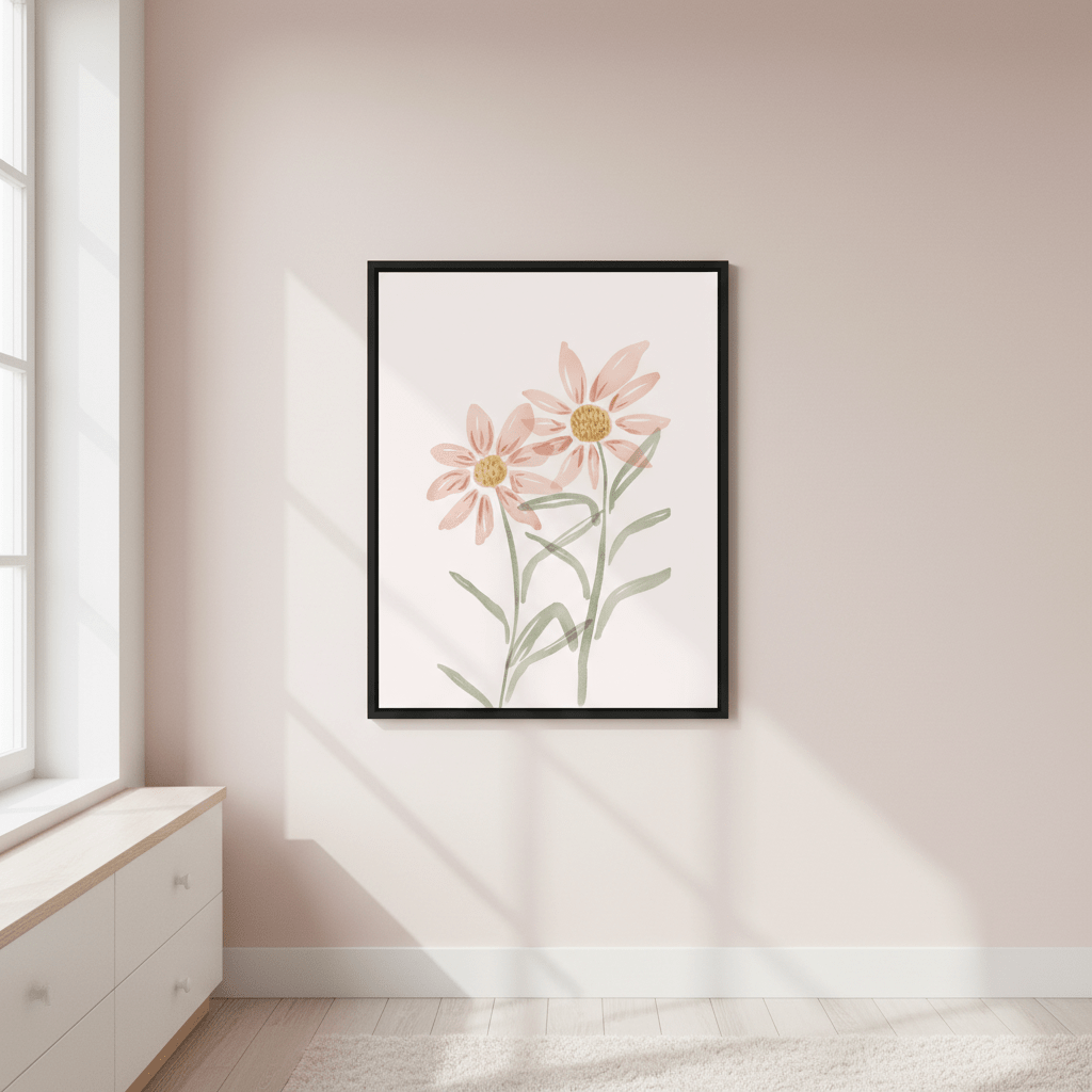 Two Daisies by Menina Lisboa wall - art - picture - poster