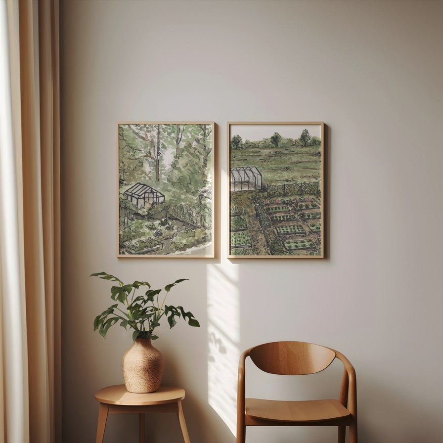 My Garden Set of 2 by Josephine Wianto