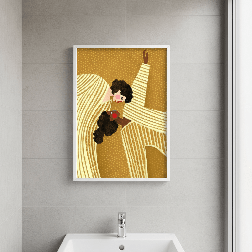 Two Line Ladies by Bea Muller wall - art - picture - poster