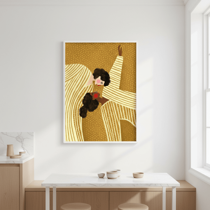 Two Line Ladies by Bea Muller wall - art - picture - poster