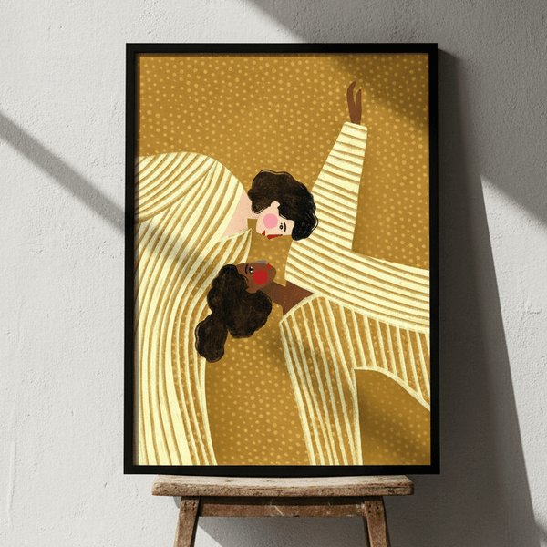 Two Line Ladies by Bea Muller | Art & Canvas Print