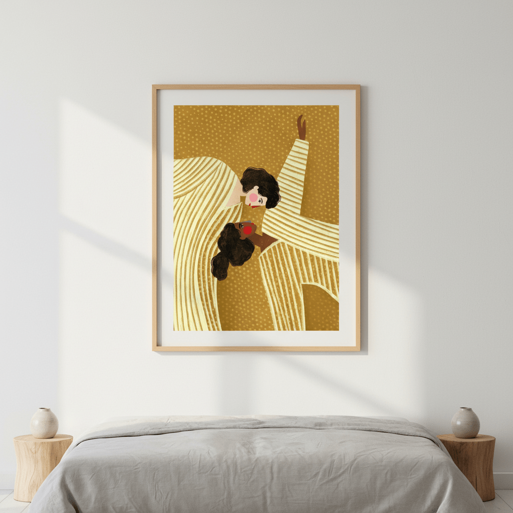 Two Line Ladies by Bea Muller wall - art - picture - poster