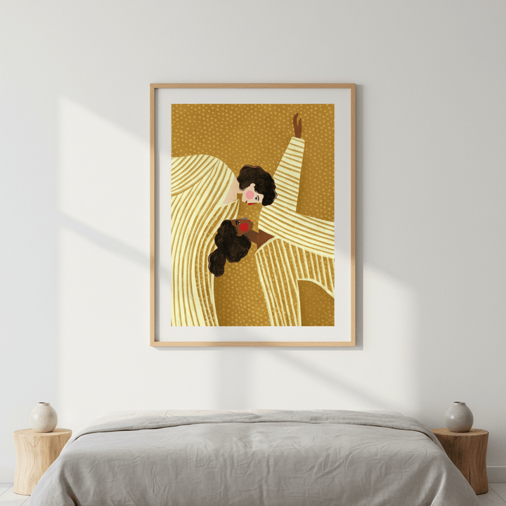 Two Line Ladies by Bea Muller wall - art - picture - poster