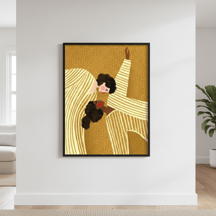 Two Line Ladies by Bea Muller wall - art - picture - poster