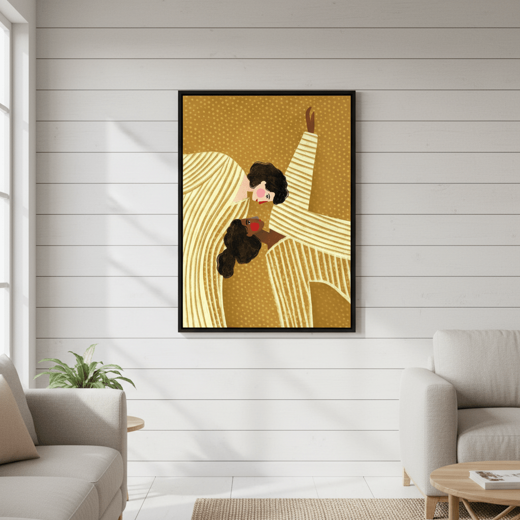 Two Line Ladies by Bea Muller wall - art - picture - poster