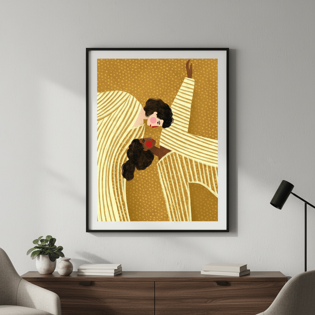 Two Line Ladies by Bea Muller wall - art - picture - poster