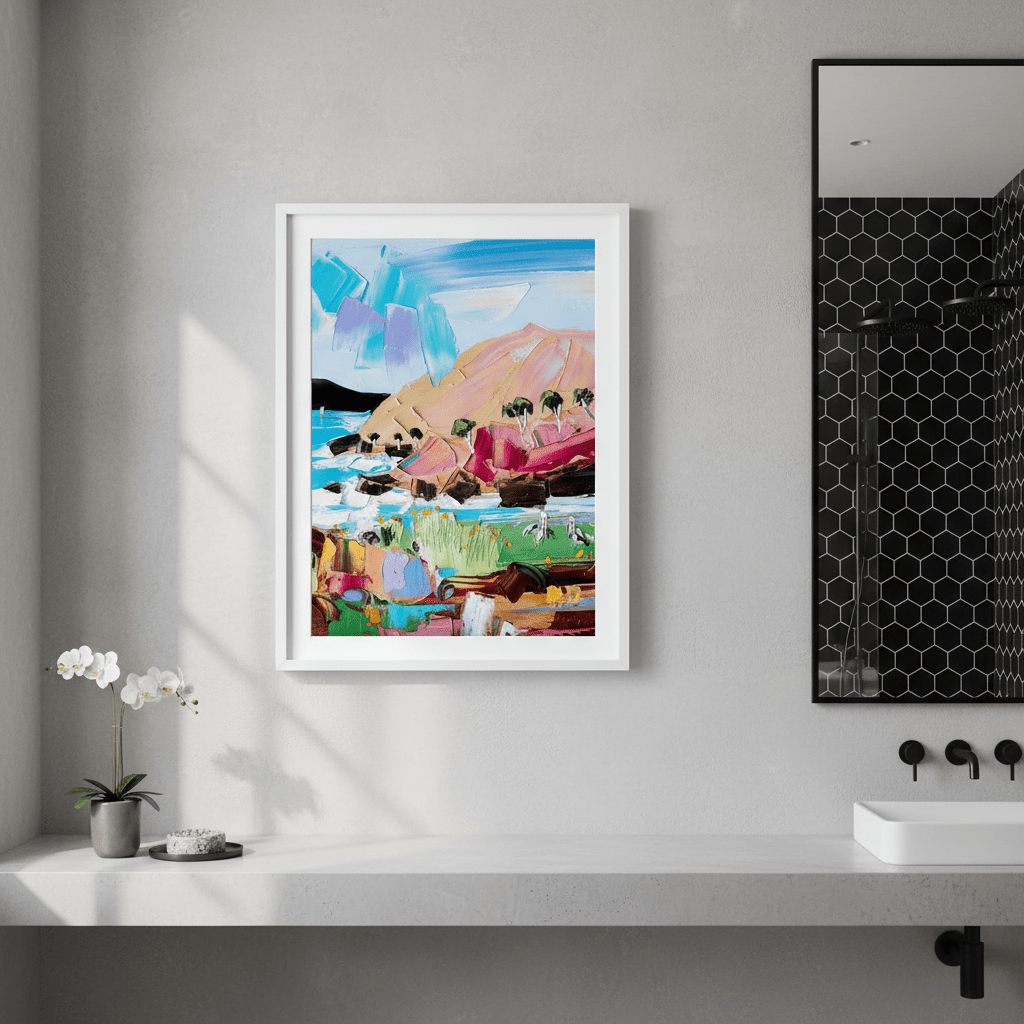 Two Pelicans by Angela Hawkey wall - art - picture - poster