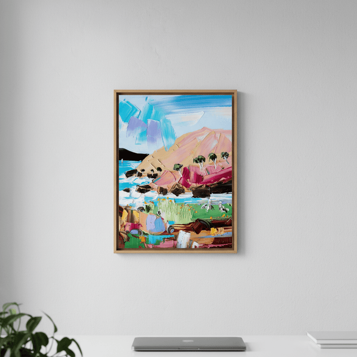 Two Pelicans by Angela Hawkey wall - art - picture - poster