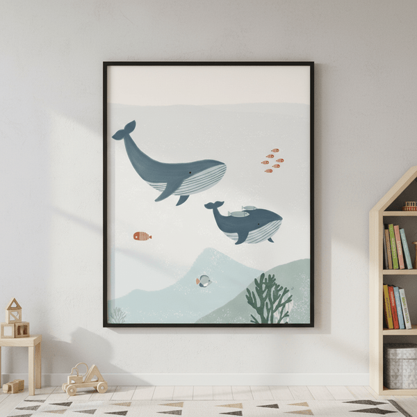 Two Whales by Menina Lisboa