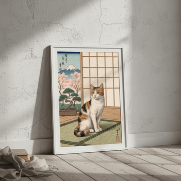 Ukiyo - E Japanese Vintage Cat Wall Art wall - art - picture - poster