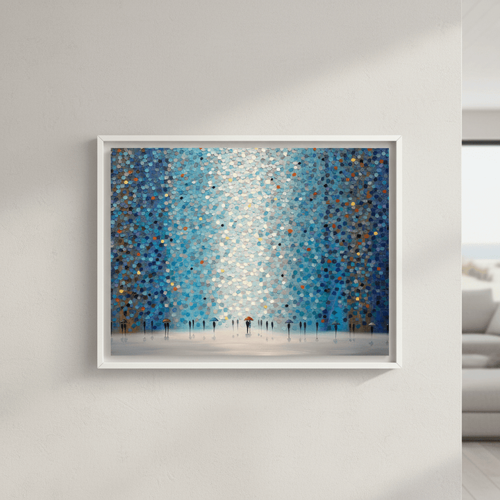 Umbrellas at Night by Ekaterina Ermilkina wall - art - picture - poster