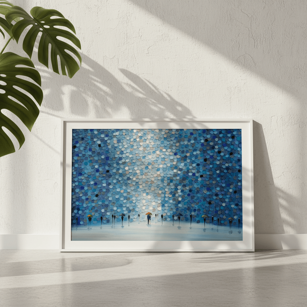 Umbrellas' Waltz by Ekaterina Ermilkina wall - art - picture - poster