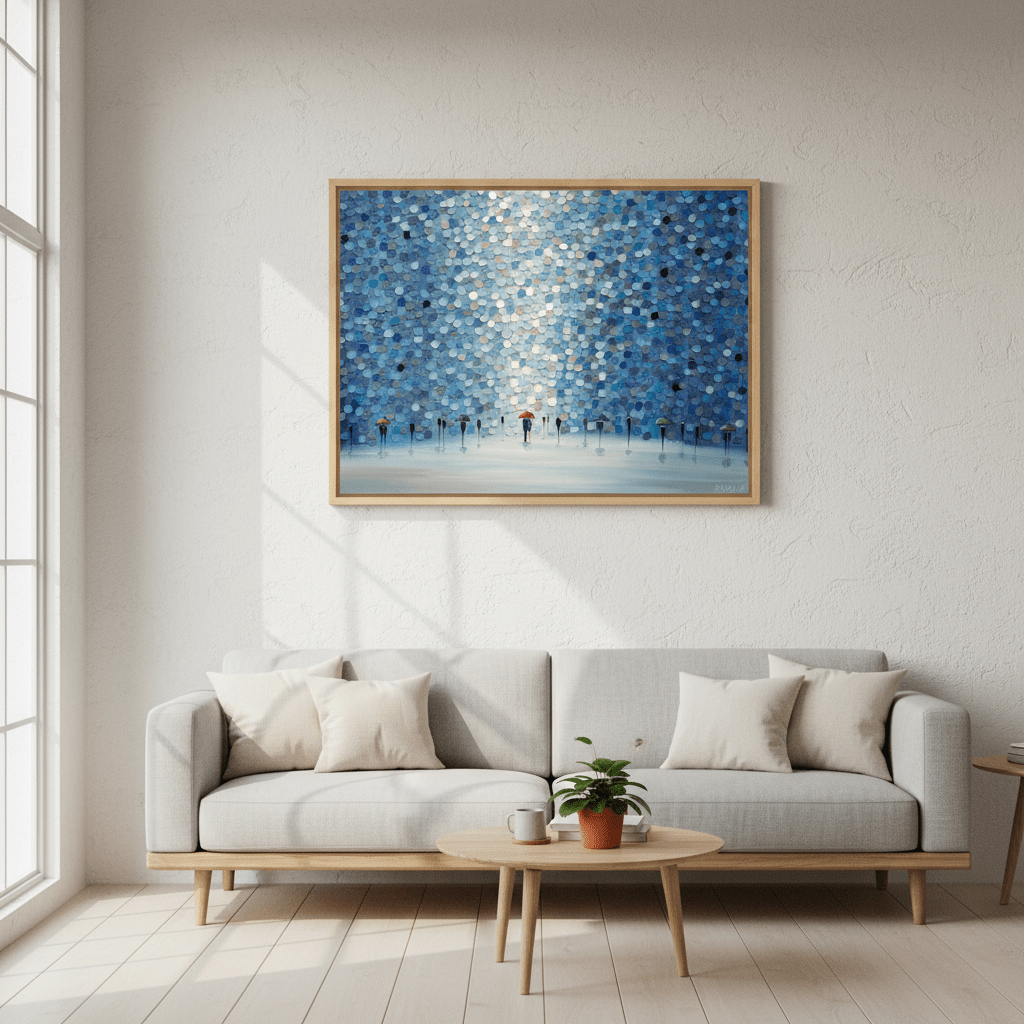 Umbrellas' Waltz by Ekaterina Ermilkina wall - art - picture - poster