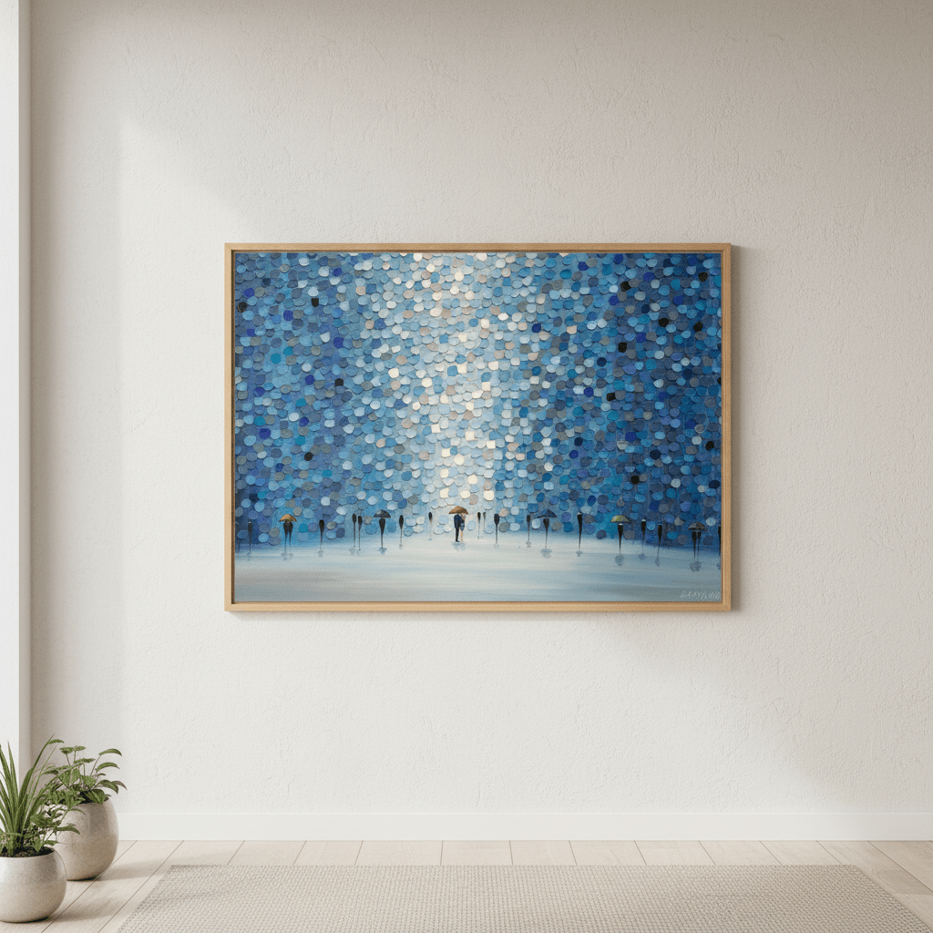 Umbrellas' Waltz by Ekaterina Ermilkina wall - art - picture - poster