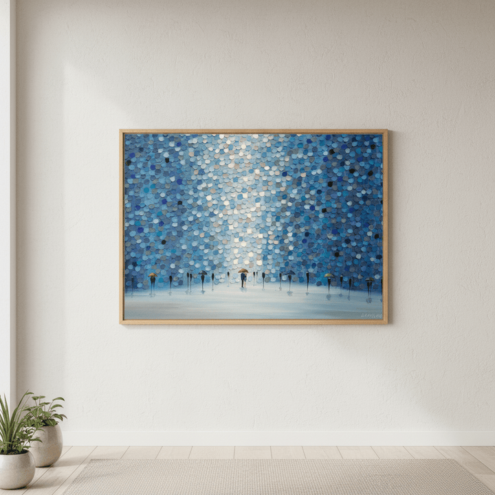 Umbrellas' Waltz by Ekaterina Ermilkina wall - art - picture - poster