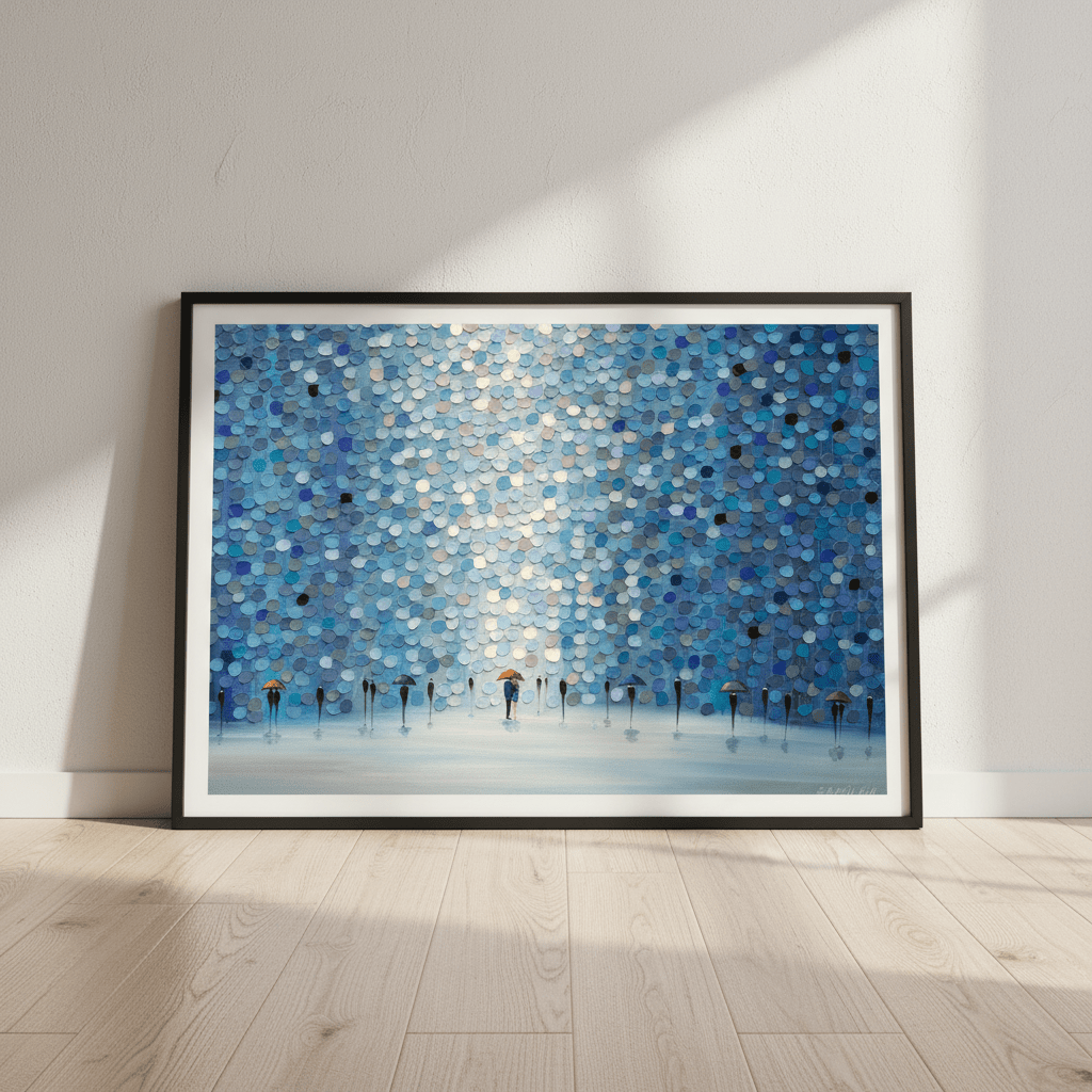 Umbrellas' Waltz by Ekaterina Ermilkina wall - art - picture - poster