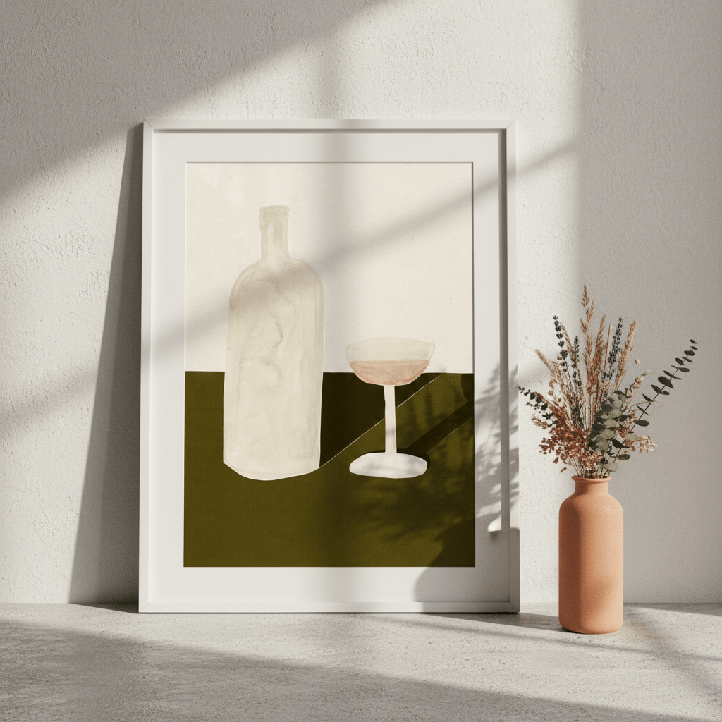 Un Vino Por Favor by Marina Garcia Fernandez wall - art - picture - poster