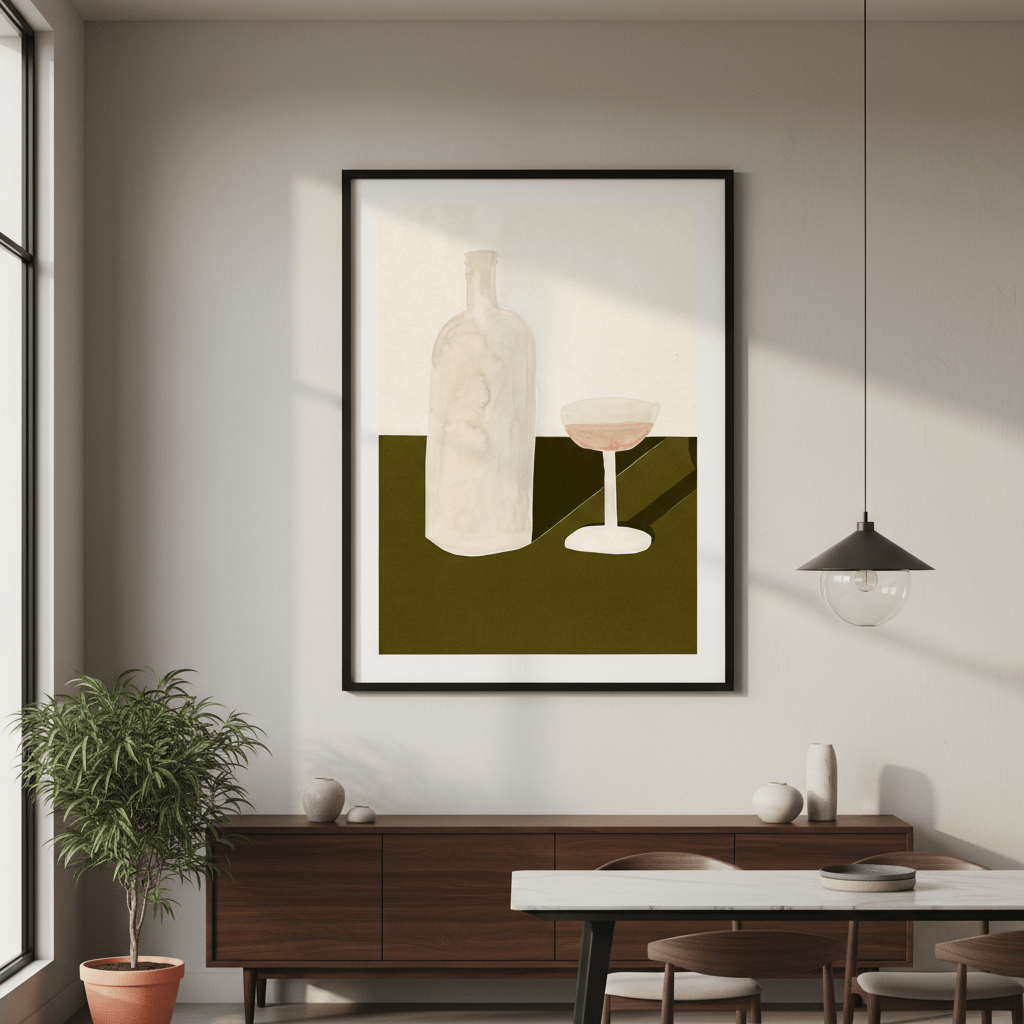 Un Vino Por Favor by Marina Garcia Fernandez wall - art - picture - poster