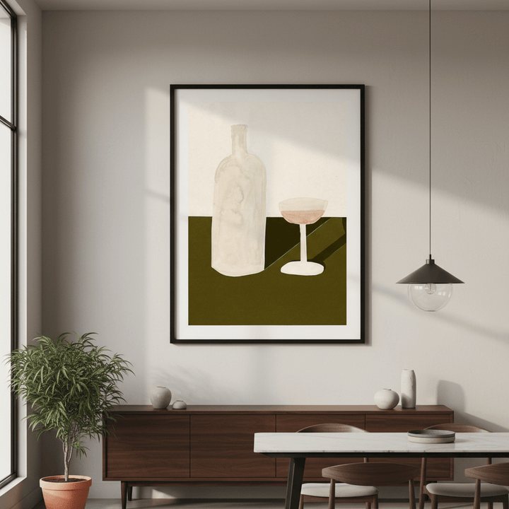 Un Vino Por Favor by Marina Garcia Fernandez wall - art - picture - poster