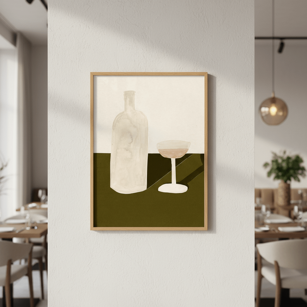 Un Vino Por Favor by Marina Garcia Fernandez wall - art - picture - poster