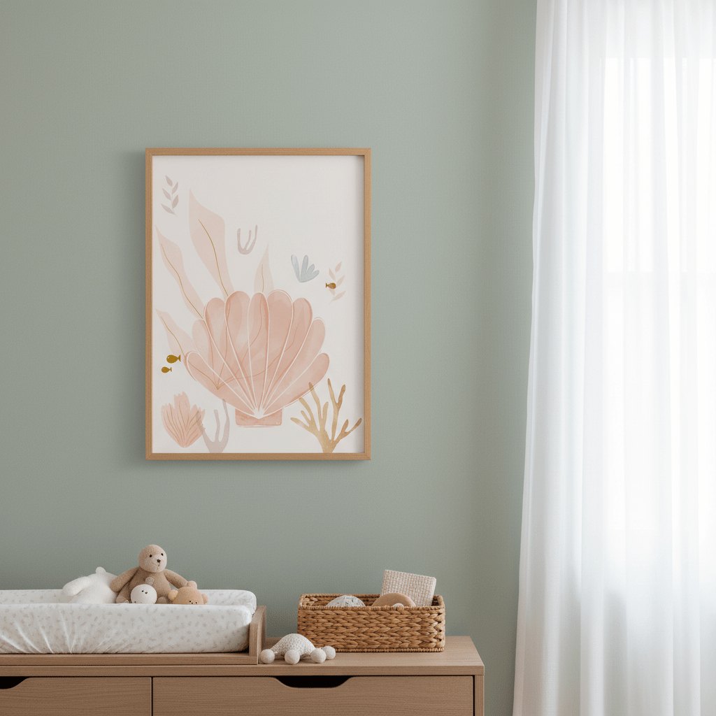 Under the Sea Shells by Menina Lisboa wall - art - picture - poster