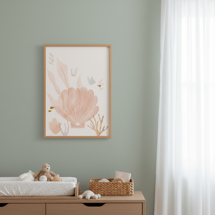Under the Sea Shells by Menina Lisboa wall - art - picture - poster