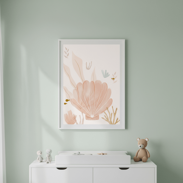 Under the Sea Shells by Menina Lisboa wall - art - picture - poster