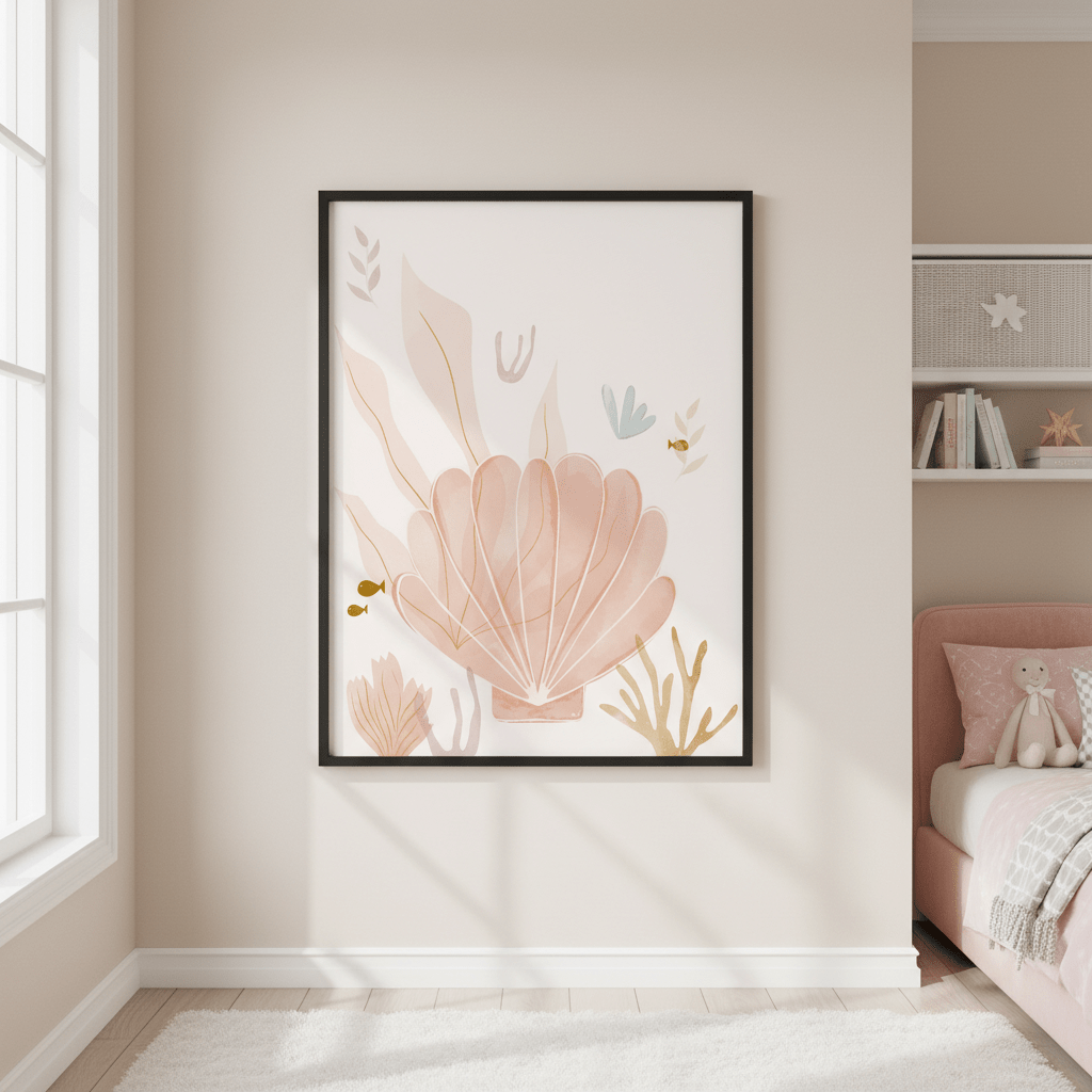 Under the Sea Shells by Menina Lisboa wall - art - picture - poster