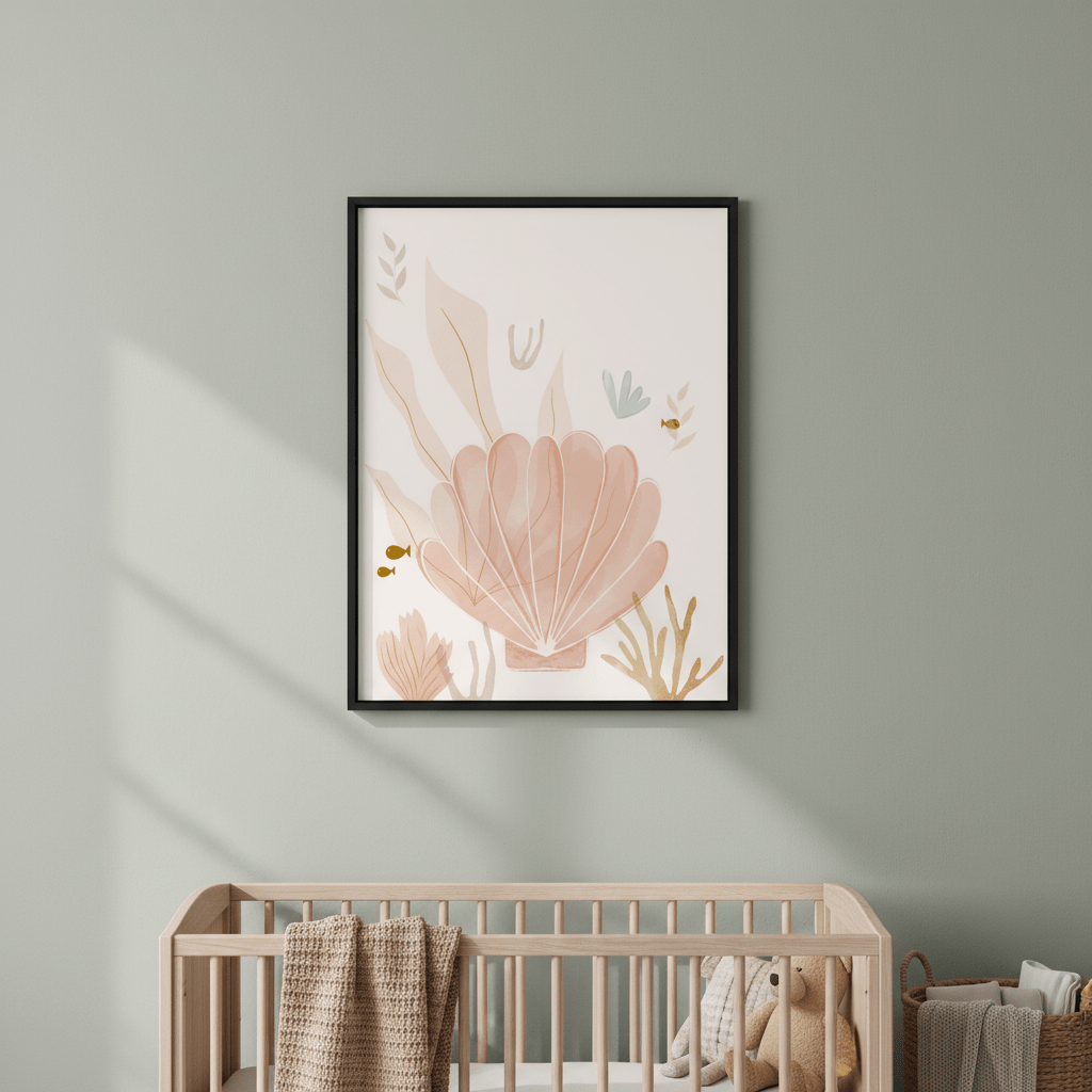 Under the Sea Shells by Menina Lisboa wall - art - picture - poster