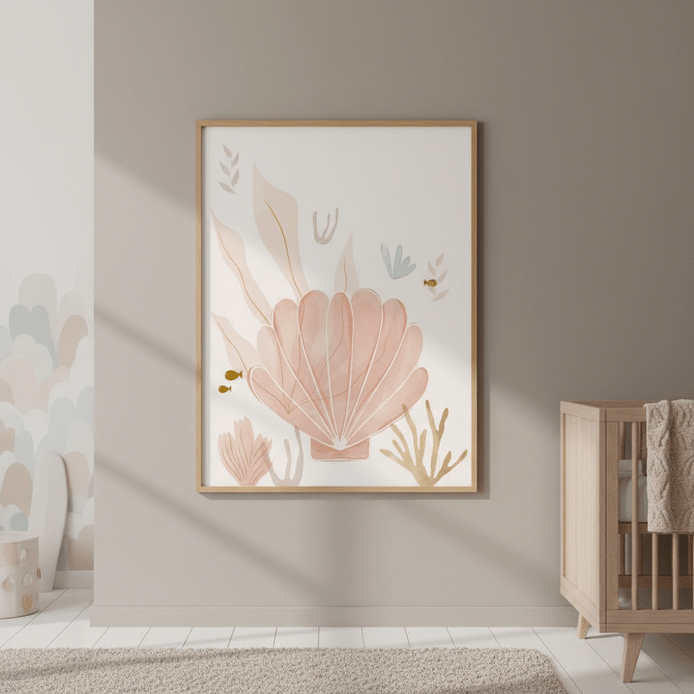 Under the Sea Shells by Menina Lisboa wall - art - picture - poster
