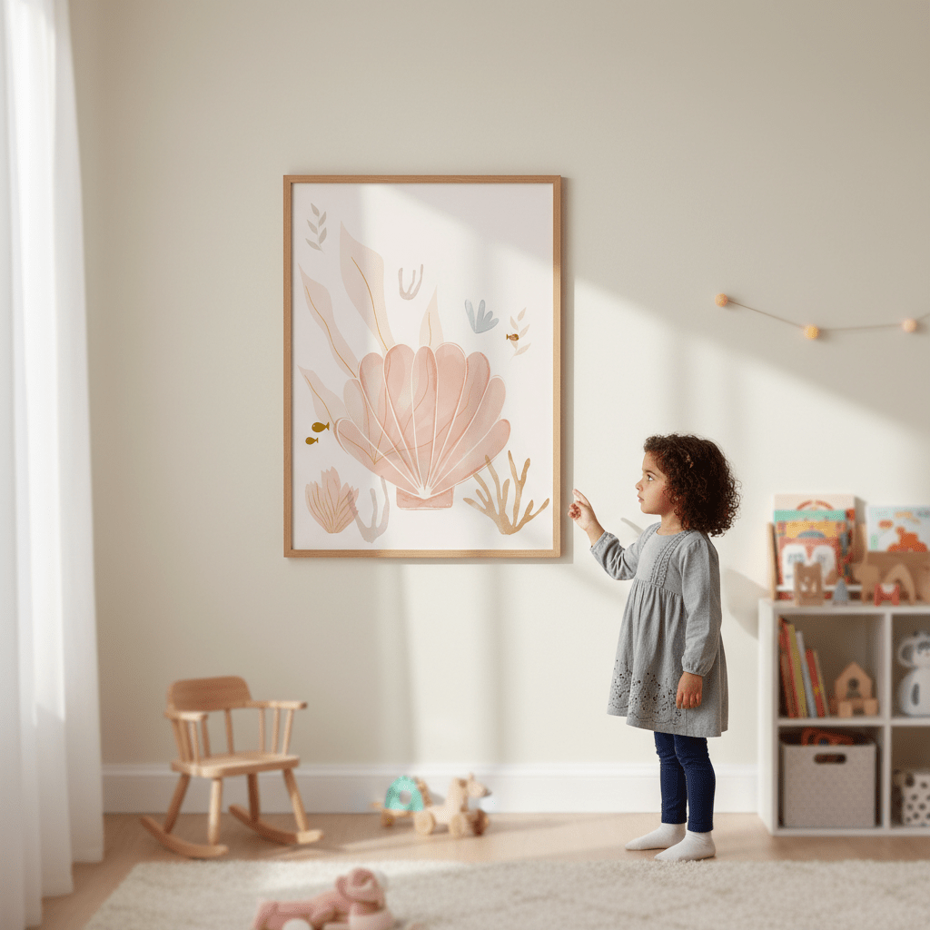 Under the Sea Shells by Menina Lisboa wall - art - picture - poster