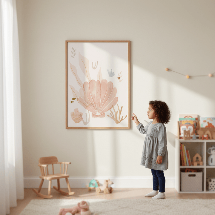Under the Sea Shells by Menina Lisboa wall - art - picture - poster
