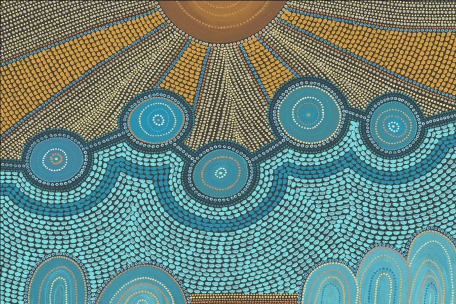 Under The Sun Indigenous Art by Domica Hill