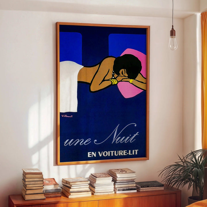 Une Nuit by Bernard Villemot wall - art - picture - poster